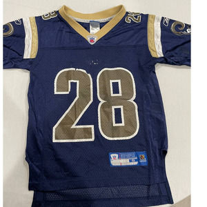 Marshall Faulk #28 St. Louis Rams Reebok NFL Jersey Size S
